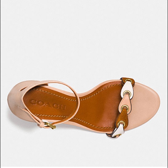 NWOT  Heel Sandal with Coach Link, - Picture 2 of 6